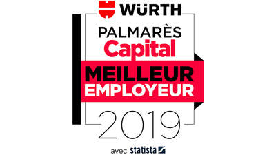 Palmares capital Würth Meilleur employeur 2019